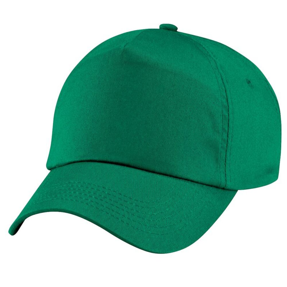 Beechfield Plain Boys /Girls Childrens /Kids Original 5 Panel Baseball Cap /Hat
